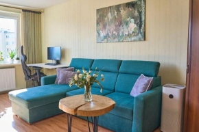 Zielony apartament w centrum
